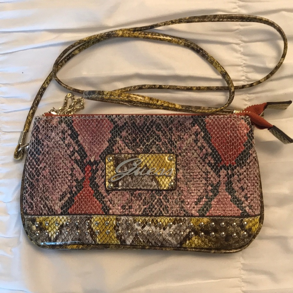 Guess Snakeskin Crossbody Bag
